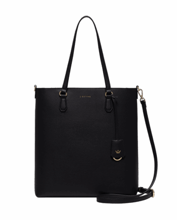 J.ESTINA SARAH MD NS SHOPPER BAG BK